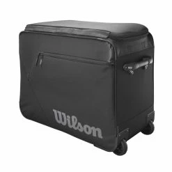 Wilson Coaches Ball Bucket Roller Bag: WB5710701 20 Wilson Coaches Ball Bucket Roller Bag: WB5710701 -Outlet Fielding Gloves Store WB5710701 2 Wilson Ball Bucket Bag Black.png.cq5dam.web .1200.1200