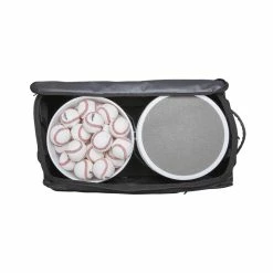 Wilson Coaches Ball Bucket Roller Bag: WB5710701 16 Wilson Coaches Ball Bucket Roller Bag: WB5710701 -Outlet Fielding Gloves Store WB5710701 7 Wilson Ball Bucket Bag Black Detail.png.cq5dam.web .1200.1200