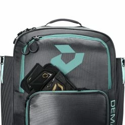 2022 DeMarini Spectre Baseball And Softball Backpack: WB57176 -Outlet Fielding Gloves Store WB5717602 5 Spectre Backpack Grey Mint.png.cq5dam.web .1200.1200