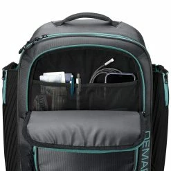 2022 DeMarini Spectre Baseball And Softball Backpack: WB57176 -Outlet Fielding Gloves Store WB5717602 6 Spectre Backpack Grey Mint.png.cq5dam.web .1200.1200