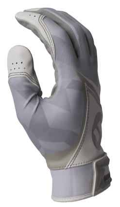 2020 White Worth Batting Gloves: WBGL20-WHT -Outlet Fielding Gloves Store WBGL20 WHT SIDE