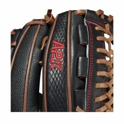 2021 Wilson A2K D33SS 11.75" Pitcher's Baseball Glove: WTA2KRB21D33 -Outlet Fielding Gloves Store WBW100063 5 A2K P D33 1175 BlackSnakeSS SaddleTan.png.cq5dam.web .1200.1200