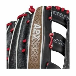 2021 Wilson A2K 1799SS 12.75" Outfield Baseball Glove: WBW1000691275 -Outlet Fielding Gloves Store WBW100069 5 A2K OF 1799SS 1275 BlackSS BrownSnakeSS Black.png.cq5dam.web .1200.1200