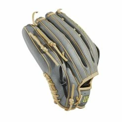 2021 Wilson A2000 1799SS 12.75" SuperSkin Outfield Baseball Glove: WBW1001121275 -Outlet Fielding Gloves Store WBW100112 3 A2000 OF 1799SS 1275 Black GreySS Blonde.png.cq5dam.web .1200.1200