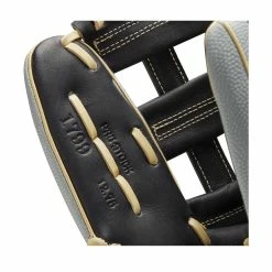 2021 Wilson A2000 1799SS 12.75" SuperSkin Outfield Baseball Glove: WBW1001121275 -Outlet Fielding Gloves Store WBW100112 6 A2000 OF 1799SS 1275 Black GreySS Blonde.png.cq5dam.web .1200.1200