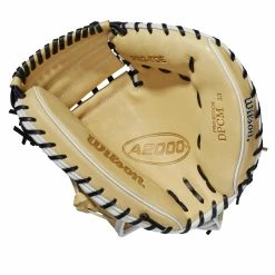 Wilson A2000 CM33 33" Baseball Catcher's Mitt: WBW10011533 -Outlet Fielding Gloves Store WBW100115 1 A2000 C DPCM 33 Blonde.png.cq5dam.web .1200.1200