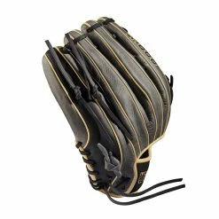 2022 Wilson A1000 1750 12.5" Outfield Baseball Glove: WTA10RB221750 -Outlet Fielding Gloves Store WBW100138 3 A1000 1750 OF 125 Grey Blonde Black.png.cq5dam.web .1200.1200