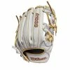 2022 Wilson A1000 H175 11.75" Infield Fastpitch Softball Glove: WTA10RF22H1175 -Outlet Fielding Gloves Store WBW100178 0 A1000 FP H IF 1175 White Blonde.png.cq5dam.web .1200.1200