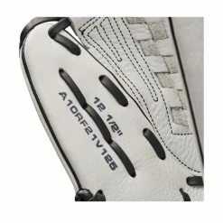 2022 Wilson A1000 V125 12.5" Outfield/Pitcher's Fastpitch Softball Glove: WTA10RF22V125 15 2022 Wilson A1000 V125 12.5" Outfield/Pitcher's Fastpitch Softball Glove: WTA10RF22V125 -Outlet Fielding Gloves Store WBW100182 6 A1000 FP V125 OF 125 White Black.png.cq5dam.web .1200.1200