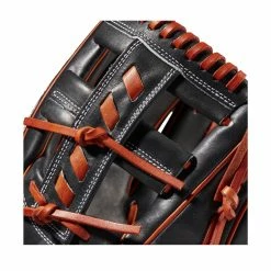 2022 Wilson A2000 1716 11.5" Infield Baseball Glove: WTA20RB221716 -Outlet Fielding Gloves Store WBW100389 4 A2000 Leather 1716 IF 115 Black Copper.png.cq5dam.web .1200.1200