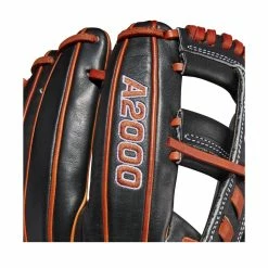 2022 Wilson A2000 1716 11.5" Infield Baseball Glove: WTA20RB221716 -Outlet Fielding Gloves Store WBW100389 5 A2000 Leather 1716 IF 115 Black Copper.png.cq5dam.web .1200.1200