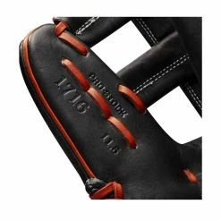2022 Wilson A2000 1716 11.5" Infield Baseball Glove: WTA20RB221716 -Outlet Fielding Gloves Store WBW100389 6 A2000 Leather 1716 IF 115 Black Copper.png.cq5dam.web .1200.1200