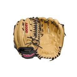 2022 Wilson A2000 D33 11.75" Pitcher's Baseball Glove: WTA20RB22D33 -Outlet Fielding Gloves Store WBW100393 8 A2000 Leather D33 1175 Blonde Black.png.cq5dam.web .1200.1200
