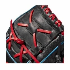 2022 Wilson A2000 PFX2SS 11" Infield Baseball Glove: WTA20RB22PFX2SS -Outlet Fielding Gloves Store WBW100397 4 A2000 Pedroia Fit X2 SS 11 BlackSS Red Blue.png.cq5dam.web .1200.1200