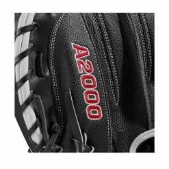 2022 Wilson A2000 M1DSS 33.5" Catcher's Mitt: WTA20RB22M1DSS -Outlet Fielding Gloves Store WBW100401 5 A2000 M1D C 335 Black White Red.png.cq5dam.web .1200.1200