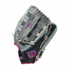 Wilson A2000 SCSP13SS 13" Slowpitch Softball Fielding Glove: WBW10040213 -Outlet Fielding Gloves Store WBW100402 2 A2000 SP13 SC 13 GreyDimpled GreySS BlackSS.png.cq5dam.web .1200.1200