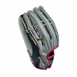 Wilson A2000 SCSP13SS 13" Slowpitch Softball Fielding Glove: WBW10040213 -Outlet Fielding Gloves Store WBW100402 3 A2000 SP13 SC 13 GreyDimpled GreySS BlackSS.png.cq5dam.web .1200.1200