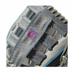 Wilson A2000 SCSP13SS 13" Slowpitch Softball Fielding Glove: WBW10040213 -Outlet Fielding Gloves Store WBW100402 4 A2000 SP13 SC 13 GreyDimpled GreySS BlackSS.png.cq5dam.web .1200.1200