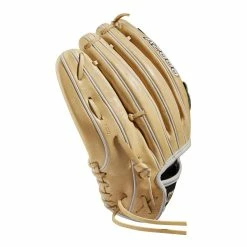 2022 Wilson A2000 P12 12" PItcher's Fastpitch Softball Glove: WTA20RF22P12 -Outlet Fielding Gloves Store WBW100439 3 A2000 FP P P12 12 Blonde Black.png.cq5dam.web .1200.1200