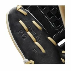 2022 Wilson A2000 P12 12" PItcher's Fastpitch Softball Glove: WTA20RF22P12 -Outlet Fielding Gloves Store WBW100439 6 A2000 FP P P12 12 Blonde Black.png.cq5dam.web .1200.1200