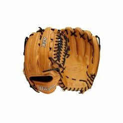 2023 Wilson A2K D33 11.75" Pitcher's Baseball Glove: WBW1008931175 -Outlet Fielding Gloves Store WBW100893 8 A2K P D33 1175 VintageTan Black.png.cq5dam.web .1200.1200