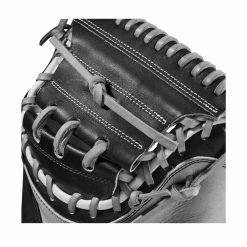 2023 Wilson A2000 M2 33.5" Baseball Catcher's Mitt: WBW100977335 14 2023 Wilson A2000 M2 33.5" Baseball Catcher's Mitt: WBW100977335 -Outlet Fielding Gloves Store WBW100977 4 A2000 C M2SS 335 Grey Black.png.cq5dam.web .1200.1200