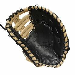 2023 Wilson A2000 1679 Super Skin 12.5" Baseball First Base Mitt: WBW100979125 -Outlet Fielding Gloves Store WBW100979 1 A2000 1B 1679SS 125 Black BlackSS Blonde.png.cq5dam.web .1200.1200