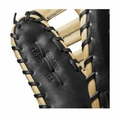 2023 Wilson A2000 1679 Super Skin 12.5" Baseball First Base Mitt: WBW100979125 -Outlet Fielding Gloves Store WBW100979 6 A2000 1B 1679SS 125 Black BlackSS Blonde.png.cq5dam.web .1200.1200