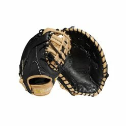 2023 Wilson A2000 1679 Super Skin 12.5" Baseball First Base Mitt: WBW100979125 -Outlet Fielding Gloves Store WBW100979 8 A2000 1B 1679SS 125 Black BlackSS Blonde.png.cq5dam.web .1200.1200