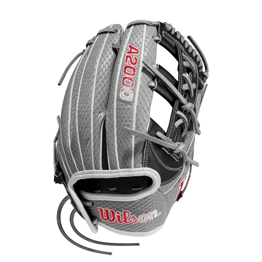 2023 Wilson A2000 FP75SS 11.75" Infield Fastpitch Glove: WBW1009911175 -Outlet Fielding Gloves Store WBW100991 0 A2000 FP FP75SS 1175 GreySnakeSS Black Red