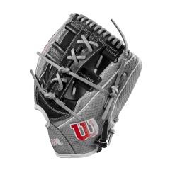 2023 Wilson A2000 FP75SS 11.75" Infield Fastpitch Glove: WBW1009911175 -Outlet Fielding Gloves Store WBW100991 2 A2000 FP FP75SS 1175 GreySnakeSS Black Red
