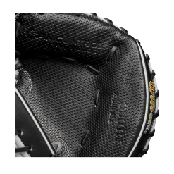 2023 Wilson A2000 M1DSS 33.5" Baseball Catcher's Mitt: WBW100995335 17 2023 Wilson A2000 M1DSS 33.5" Baseball Catcher's Mitt: WBW100995335 -Outlet Fielding Gloves Store WBW100995 6 A2000 C M1DSC 335 BlackSS BlackDimple White WilsonGold
