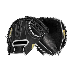 2023 Wilson A2000 M1DSS 33.5" Baseball Catcher's Mitt: WBW100995335 19 2023 Wilson A2000 M1DSS 33.5" Baseball Catcher's Mitt: WBW100995335 -Outlet Fielding Gloves Store WBW100995 8 A2000 C M1DSC 335 BlackSS BlackDimple White WilsonGold