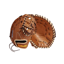 2023 Wilson A2000 AC4 12.5" Fastpitch First Base Mitt: WBW101017125 -Outlet Fielding Gloves Store WBW101017 8 A2000 FP Amanda Chidester GM FP1620 125 SaddleTan Blonde Blue