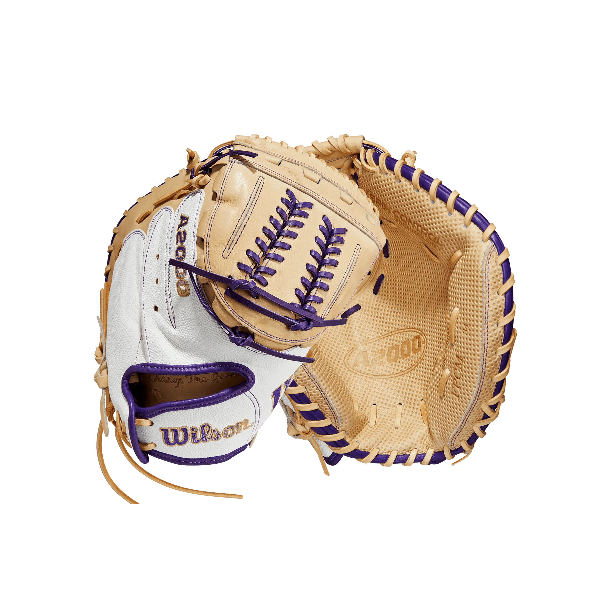 2023 Wilson A2000 Aubree Munro AM1 34" Fastpitch Catcher's Mitt: WBW10101834 - Image 8