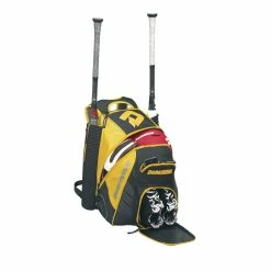 DeMarini VooDoo Rebirth Equipment Backpack (Multiple Colors): WTD9105 -Outlet Fielding Gloves Store WTD9105LG Voodoo Rebirth Backpack LT Gold Stuffed