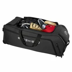 Evoshield Stone Wall Wheeled Bag (Multiple Colors): WTV9400 -Outlet Fielding Gloves Store WTV9400BL 4 Evoshield Stonewall Wheeled Bag Interior.png.cq5dam.web .1200.1200