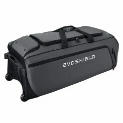 Evoshield Stone Wall Wheeled Bag (Multiple Colors): WTV9400 -Outlet Fielding Gloves Store WTV9400GY 0 Evoshield Stonewall Wheeled Bag Side.png.cq5dam.web .1200.1200