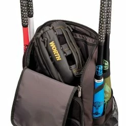 Worth Pro Slowpitch Backpack: WBA004 -Outlet Fielding Gloves Store WorthProSlowpitchBackpack WBA004Top