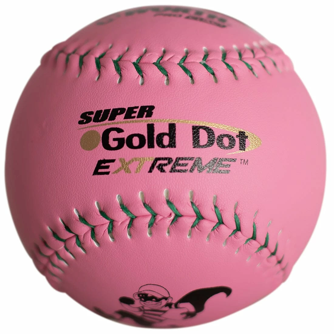 Worth Pink 12" ISA Super Gold Dot 44/400 Slowpitch Softballs (Dozen): WIS12CP 2 Worth Pink 12" ISA Super Gold Dot 44/400 Slowpitch Softballs (Dozen): WIS12CP