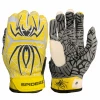 2020 Spiderz HYBRID Batting Gloves: Yellow/Black/White -Outlet Fielding Gloves Store Yellow Black