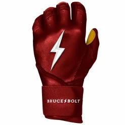 Bruce Bolt PREMIUM PRO Long Cuff Batting Gloves: Maroon -Outlet Fielding Gloves Store premium pro long cuff batting gloves maroon brucebolt 153600