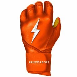 Bruce Bolt PREMIUM PRO Long Cuff Batting Gloves: Orange 11 Bruce Bolt PREMIUM PRO Long Cuff Batting Gloves: Orange -Outlet Fielding Gloves Store premium pro long cuff batting gloves orange brucebolt 129041