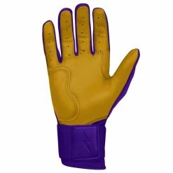 Bruce Bolt PREMIUM PRO Long Cuff Batting Gloves: Purple -Outlet Fielding Gloves Store premium pro long cuff batting gloves purple brucebolt 661404