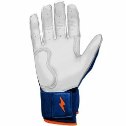 Bruce Bolt PREMIUM PRO NIMMO Long Cuff Batting Gloves: Mets Blue -Outlet Fielding Gloves Store premium pro nimmo series long cuff batting gloves blue gloves brucebolt 291082