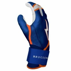 Bruce Bolt PREMIUM PRO NIMMO Long Cuff Batting Gloves: Mets Blue -Outlet Fielding Gloves Store premium pro nimmo series long cuff batting gloves blue gloves brucebolt 716185