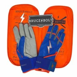 Bruce Bolt PREMIUM PRO NIMMO Long Cuff Batting Gloves: Mets Blue -Outlet Fielding Gloves Store premium pro nimmo series long cuff batting gloves mets blue gloves brucebolt 945825