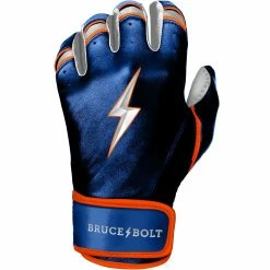 Bruce Bolt PREMIUM PRO NIMMO Short Cuff Batting Gloves: Blue -Outlet Fielding Gloves Store premium pro nimmo series short cuff batting gloves blue gloves brucebolt 759915