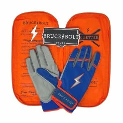 Bruce Bolt PREMIUM PRO NIMMO Short Cuff Batting Gloves: Blue -Outlet Fielding Gloves Store premium pro nimmo series short cuff batting gloves blue gloves brucebolt 966194