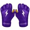 Bruce Bolt PREMIUM PRO Short Cuff Batting Gloves: Purple -Outlet Fielding Gloves Store premium pro short cuff batting gloves purple brucebolt 588698